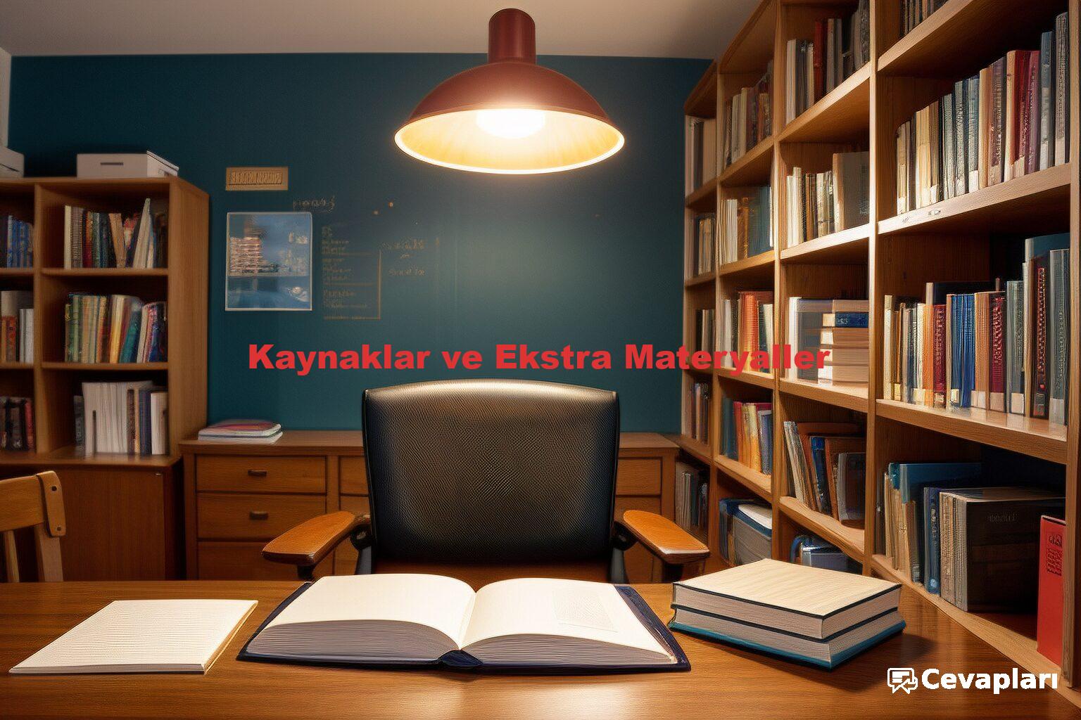Kaynaklar ve Ekstra Materyaller