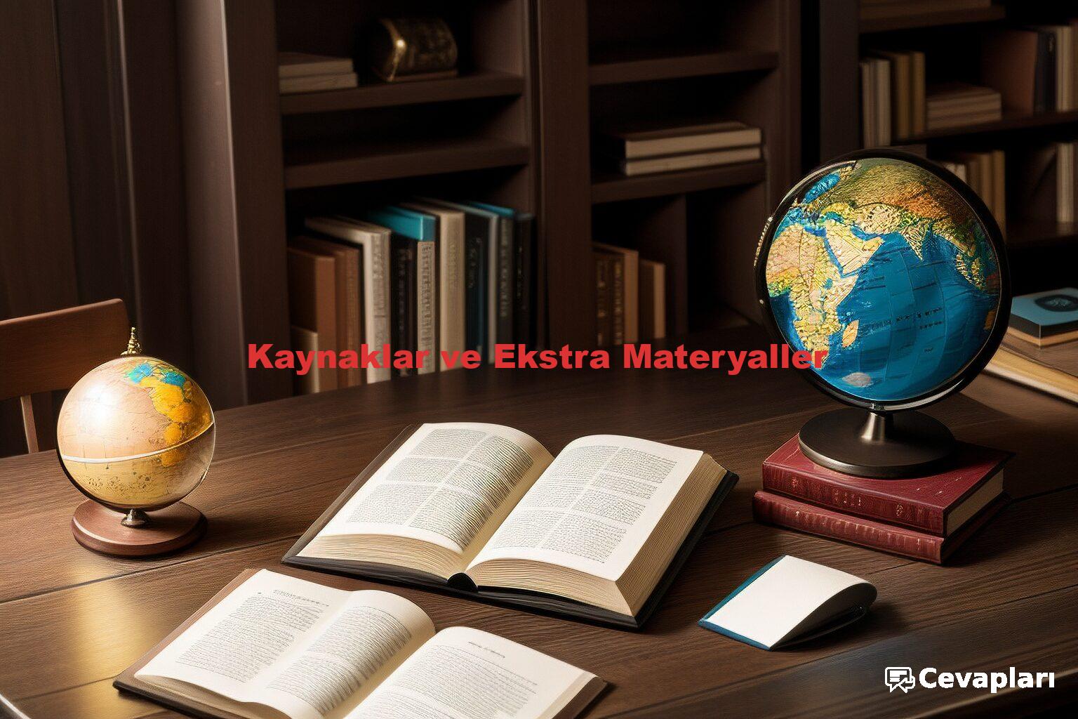 Kaynaklar ve Ekstra Materyaller