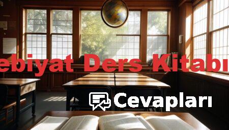 9 Sınıf Edebiyat Ders Kitabı Cevapları
