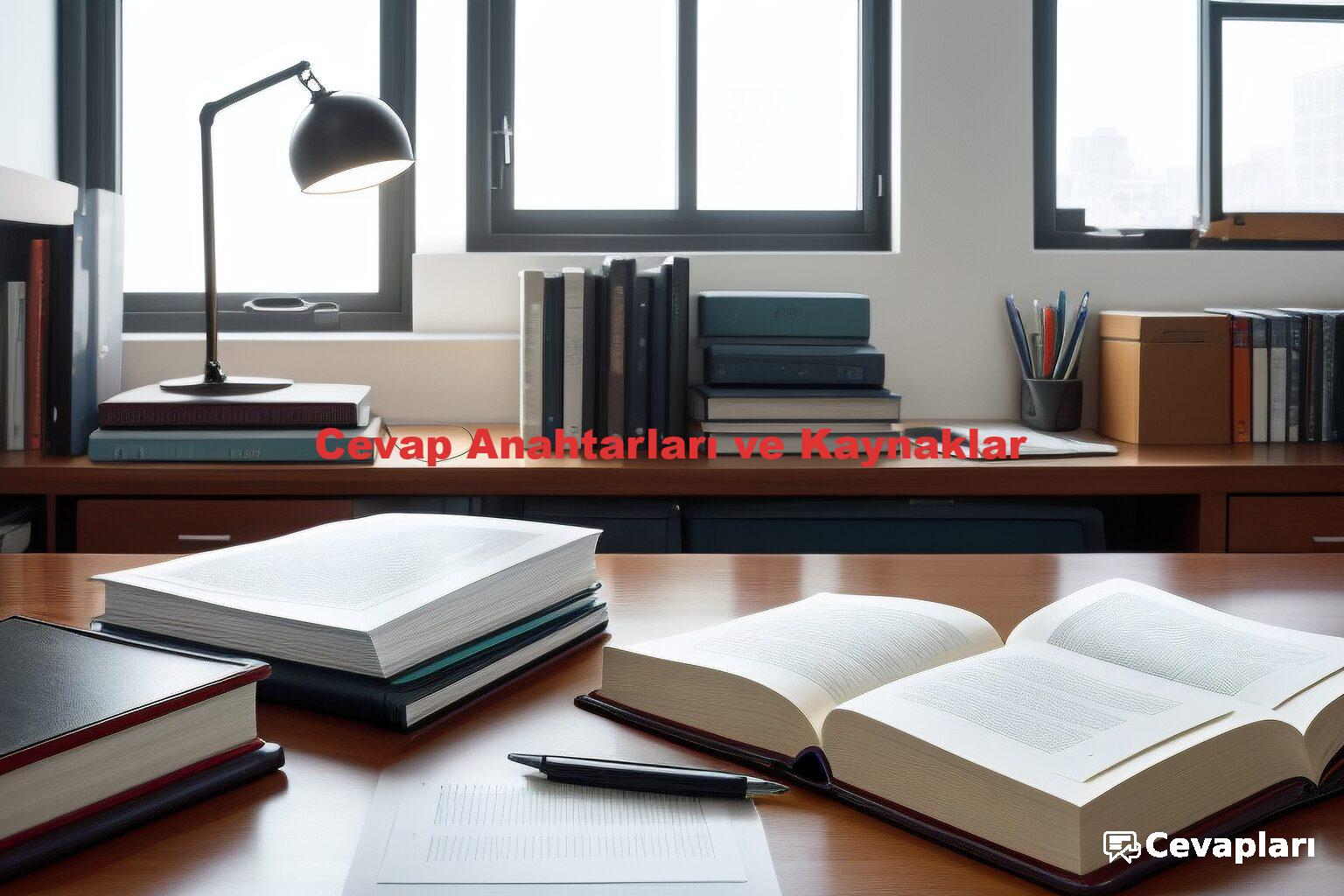 Cevap Anahtarları ve Kaynaklar