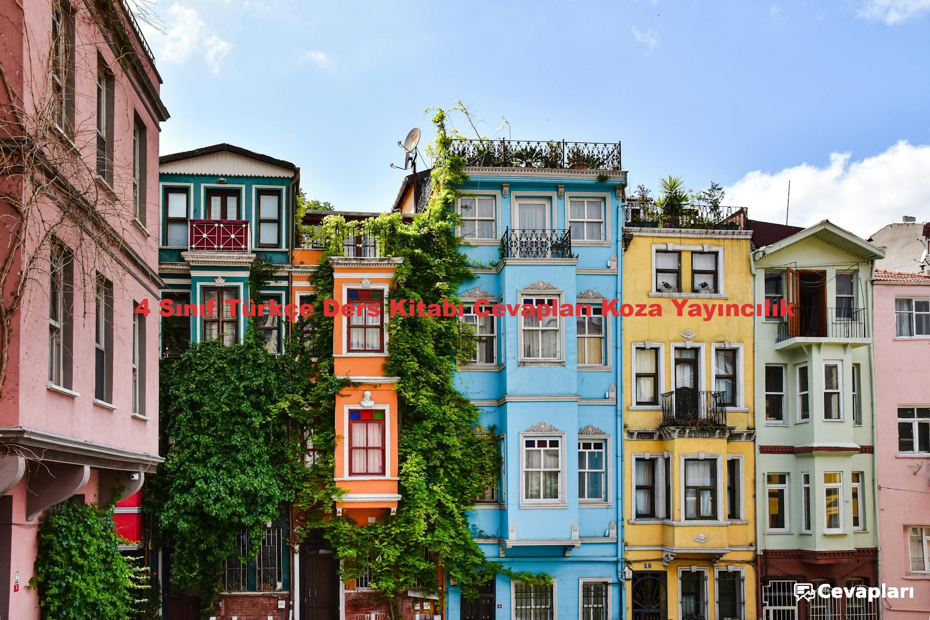 4 Sınıf Türkçe Ders Kitabı Cevapları Koza Yayıncılık