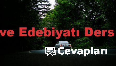 9 Sınıf Türk Dili ve Edebiyatı Ders Kitabı Cevapları