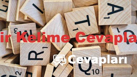 Bir Kelime Cevapları