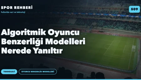 Algoritmik Oyuncu Benzerliği Modelleri Nerede Yanıltır